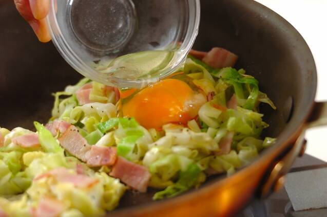 キャベツの巣ごもりの作り方の手順3