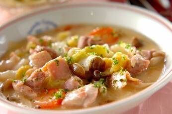 白菜のクリームシチュー