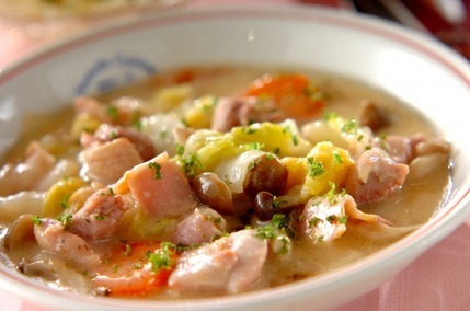 白菜のクリームシチュー