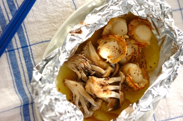 2.ホタテのホイル焼き