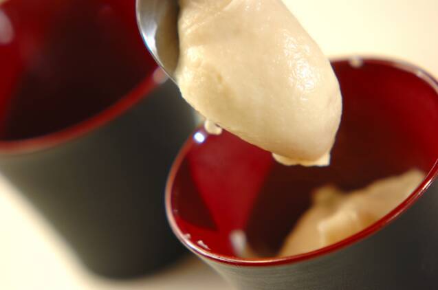 手作り白ゴマ豆腐の作り方の手順4