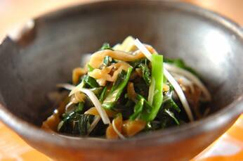 ニラとザーサイの和え物