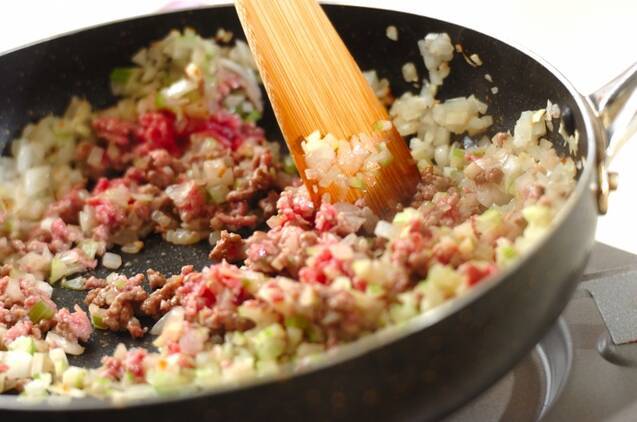 野菜たっぷりキーマカレー 簡単に美味しく by森岡 恵さんの作り方の手順3