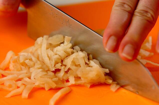 切干し大根のシャキシャキサラダの作り方の手順1