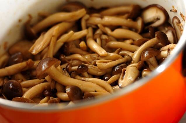 キノコの混ぜ込みご飯の作り方の手順4