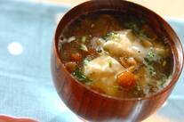 くずし豆腐のナメコおろし汁