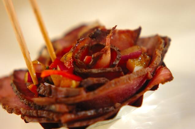 ローストビーフのマリネの作り方の手順3