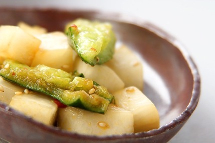 ピリ辛たたきキュウリ