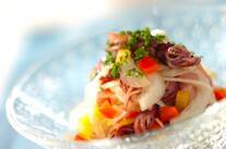 ホタルイカと新玉ネギのマリネ