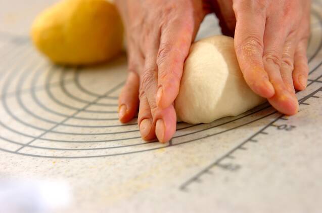 おばけとジャックの蒸しあんパンの作り方の手順4