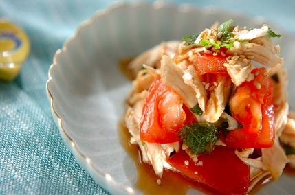 鶏ささ身の中華サラダ