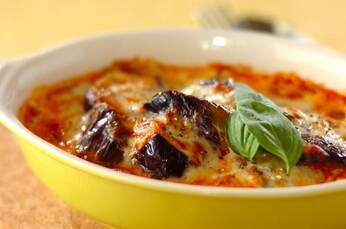 ナスのミートグラタン