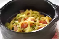 ソラ豆とベーコンのマヨネーズ焼き