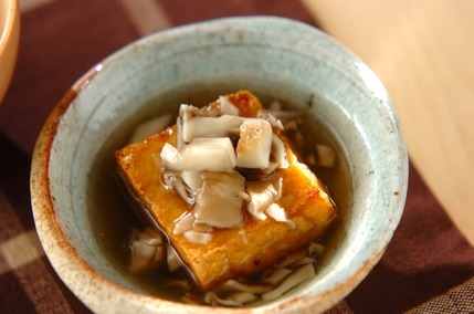 厚揚げのユズコショウあんかけ