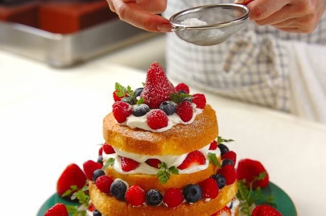 ネイキッドケーキの作り方の手順9