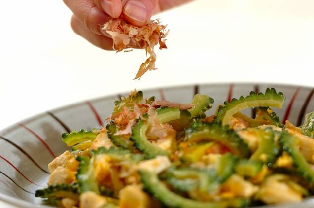 豆腐とゴーヤの卵炒めの作り方の手順6