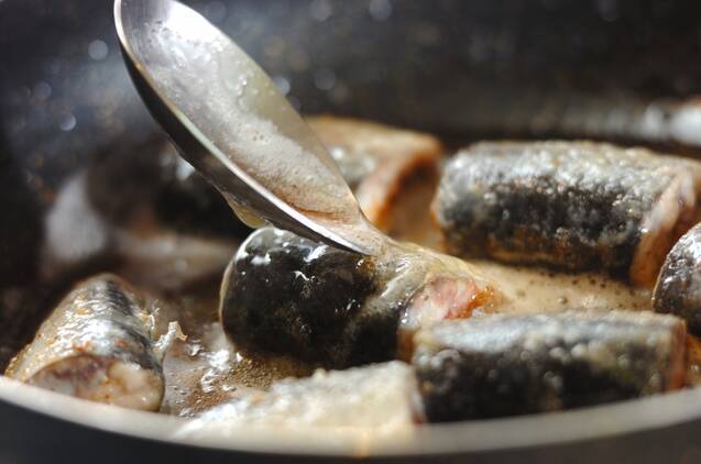 サンマのポワレ・バルサミコソースの作り方の手順5