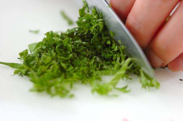 大葉の爽やかポテトサラダの作り方の手順3