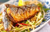 サンマのカレー焼き