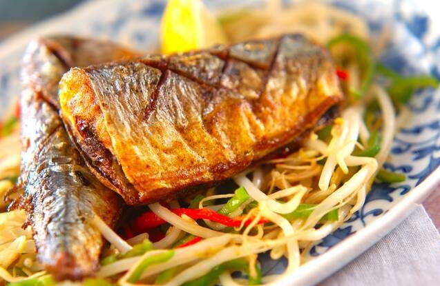 サンマのカレー焼き