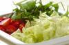 グリーンサラダのヨーグルトドレッシングの作り方の手順1