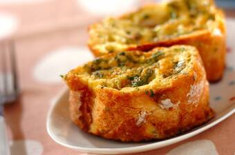 粉チーズのフレンチトースト