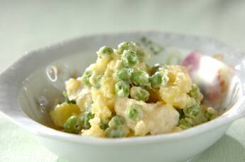 お豆と新ジャガのカマンベール・サラダ