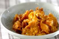 オイスターきいてる！ホタテのふんわり卵とじ