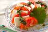 トマトをおいしく！カプレーゼ 簡単10分 和風で大葉香る by山下 和美さんの作り方の手順