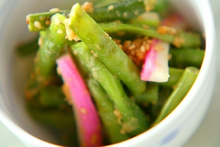 ササゲのゴマ和え