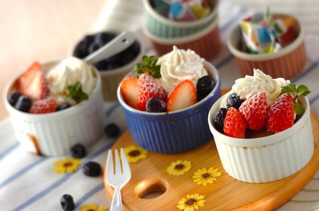 ココットで作るパンケーキ