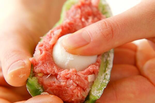 ジューシー！ピーマンの肉詰めの作り方の手順5