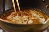 小松菜の淡雪あんかけの作り方の手順4