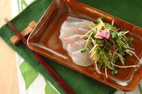 鯛の和風カルパッチョ