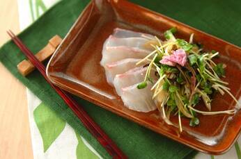 鯛の和風カルパッチョ