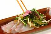 鯛の和風カルパッチョの作り方3
