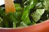 アサリと小松菜のペペロンチーノの作り方の手順2
