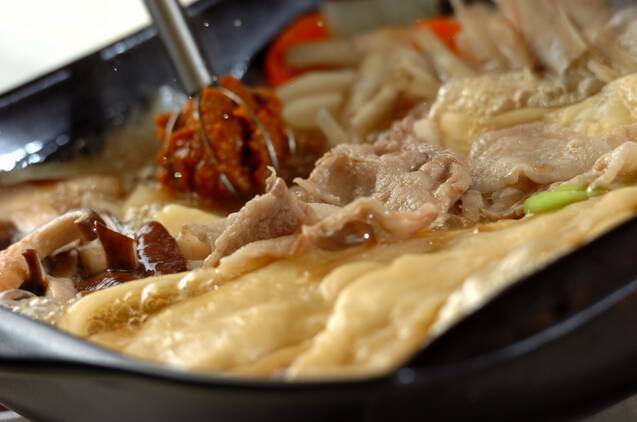 みそ仕立てのはっと鍋の作り方の手順8