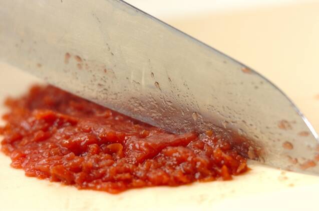 ささ身の梅しそ巻きの作り方の手順2