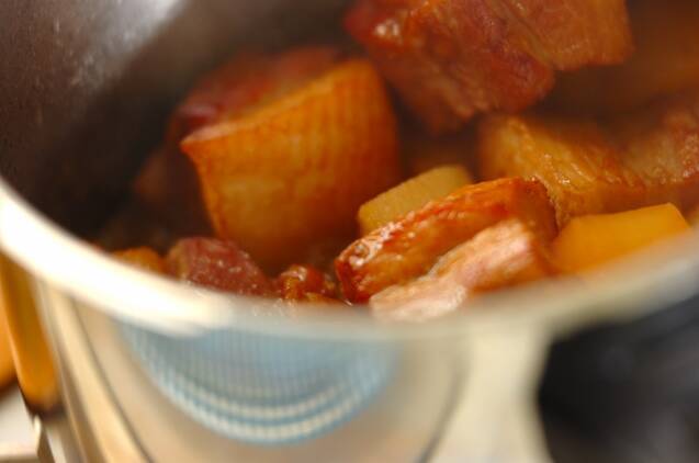 豚肉と大根の柔らか煮の作り方の手順4