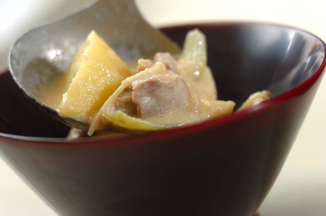 豆乳粕汁の作り方の手順4