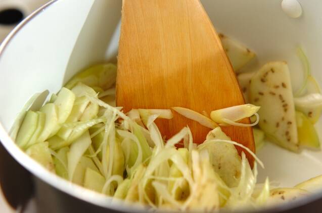 ナスのポタージュの作り方の手順3