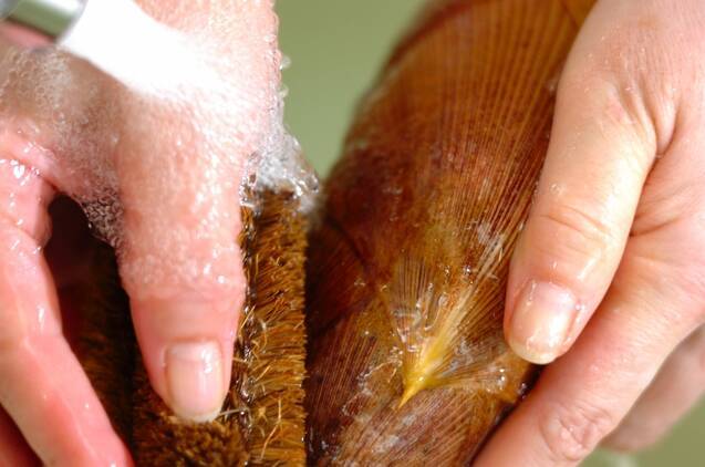 簡単！基本のタケノコの茹で方の作り方の手順1