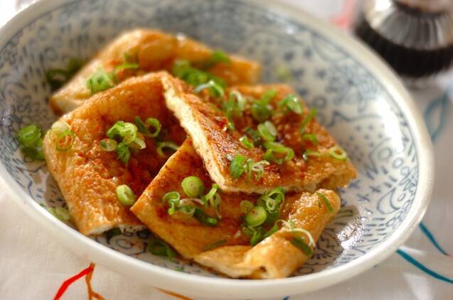 チーズ入り焼き油揚げ