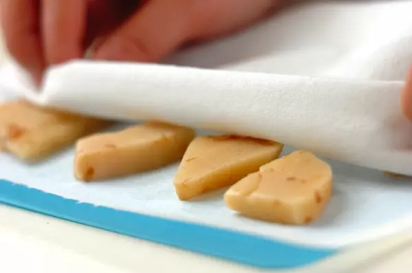 タケノコ揚げの下準備1