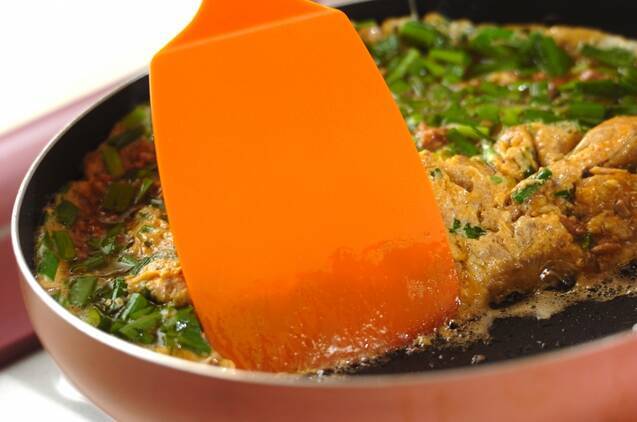 中華風オムレツの作り方の手順3