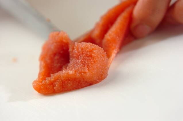 タラコ入りポテトサラダの作り方の手順2