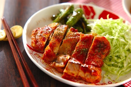 チキンのケチャップ焼き