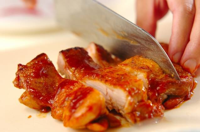 チキンのケチャップ焼きの作り方の手順8