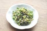 春菊の茎とシラスの佃煮の作り方4